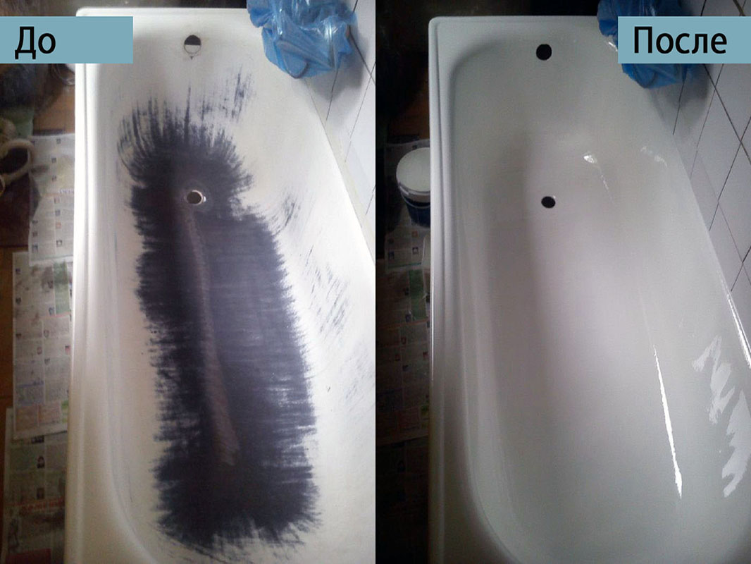 реставрация эмалировкой